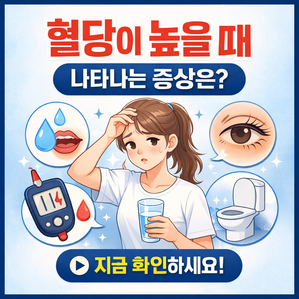 혈당이 높을때 증상