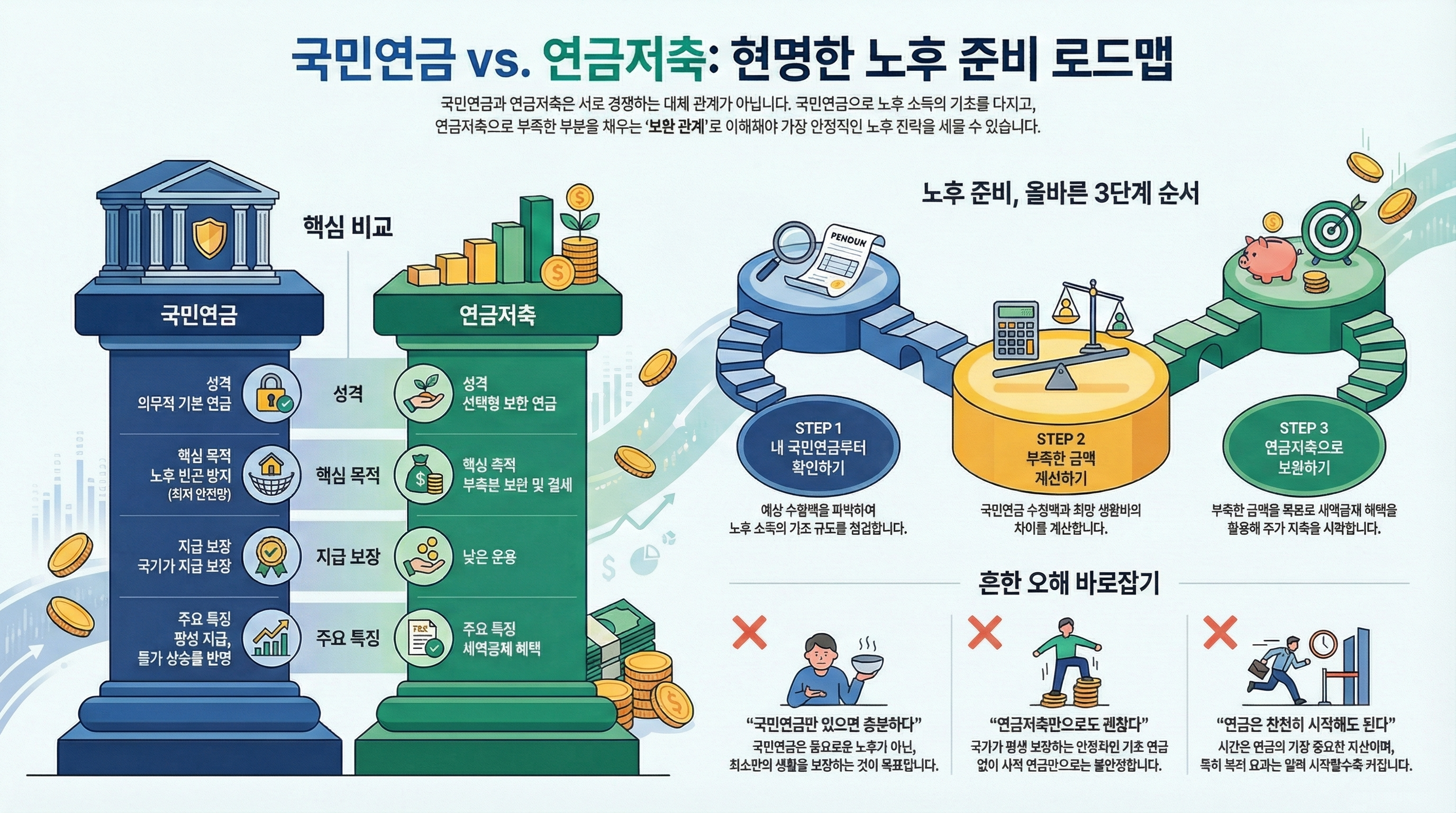 국민연금 vs 연금저축