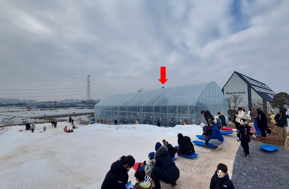 눈썰매 카페 파주 뮌스터담