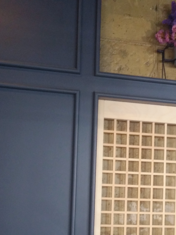 자작합판 격자창살만듦