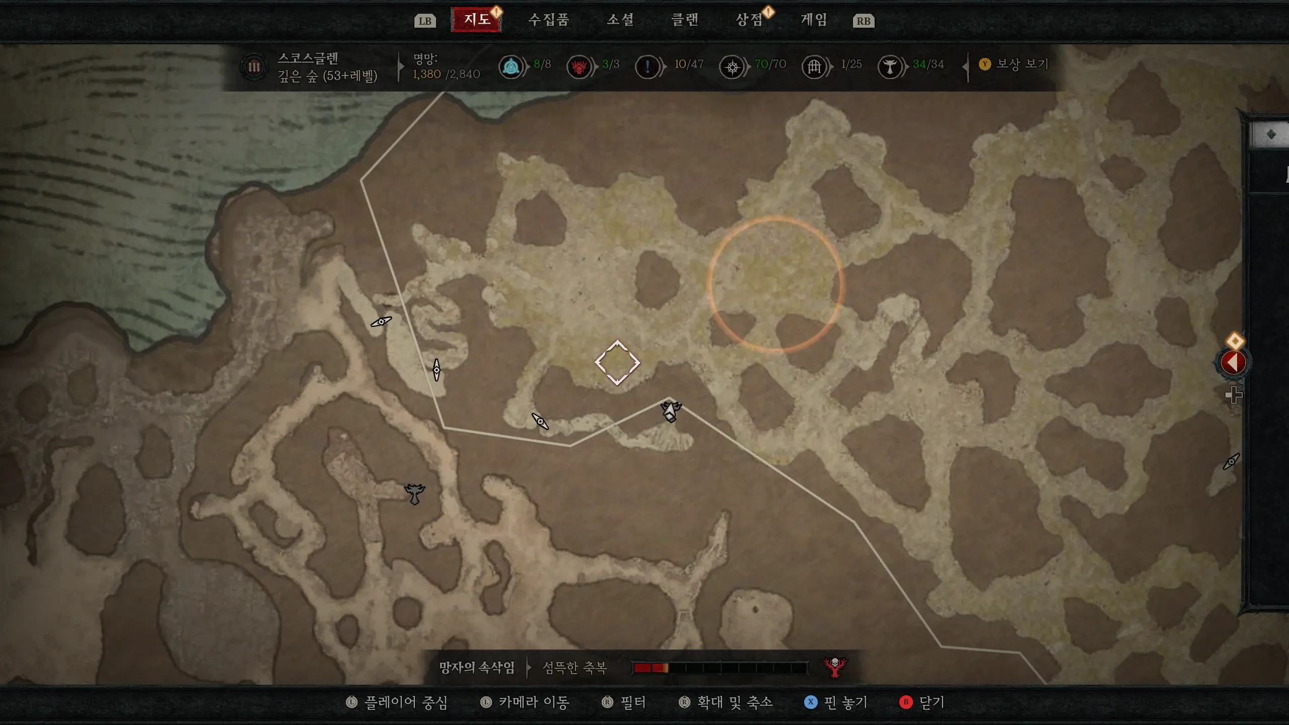 디아블로4 월드맵