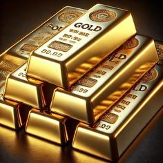 커다란-골드바-10개가-탑처럼-멋있게-쌓여있는-모습