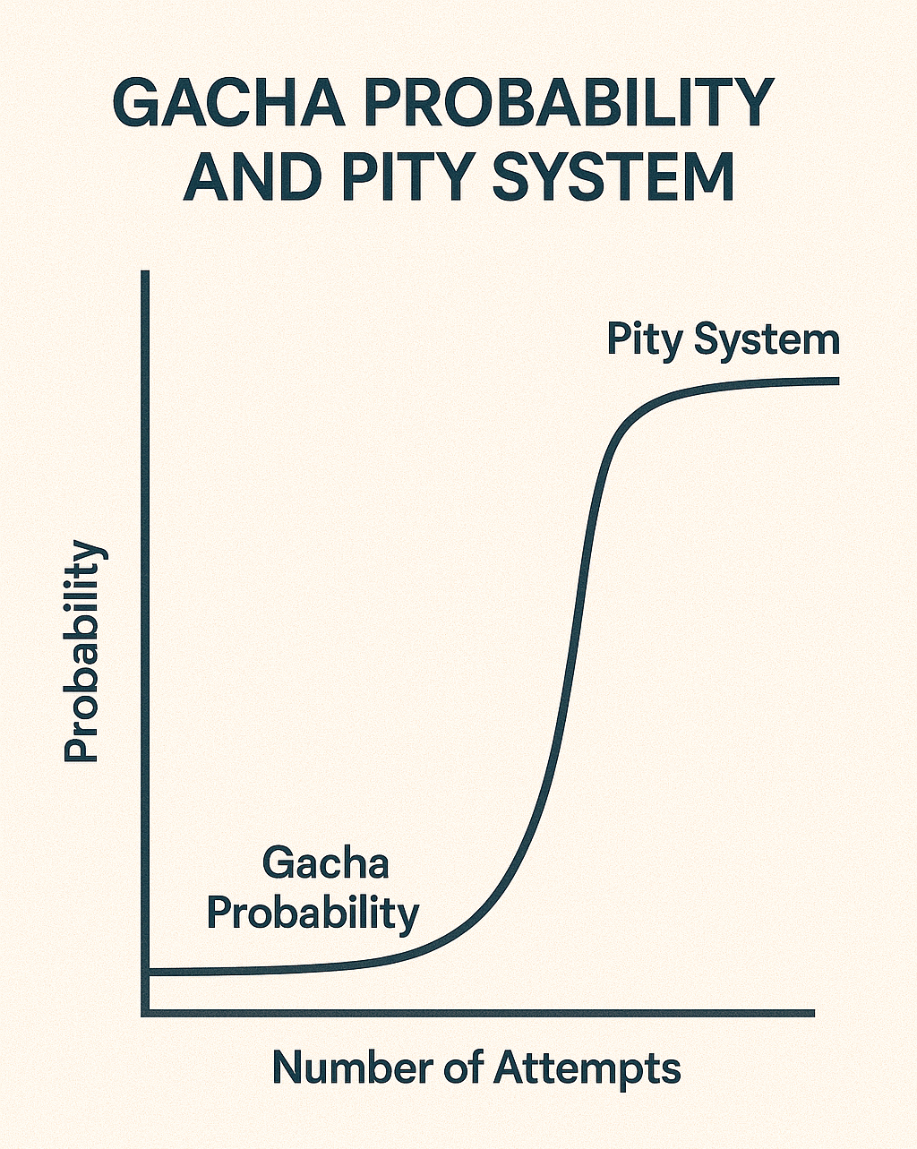 소프트 피티와 고정 피티 확률 변화를 비교한 꺾은선 그래프.