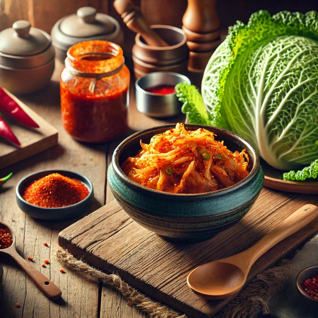 김장 양념 찹쌀풀