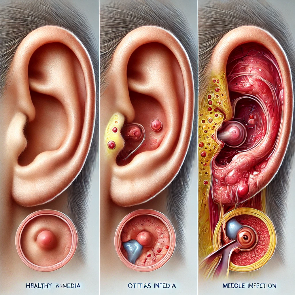 중이염 진행과정