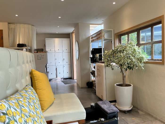 족욕카페 내부 모습