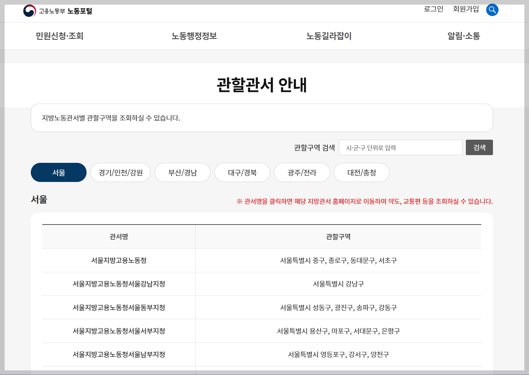 고용노동부 노동포털, 임금체불 고소방법