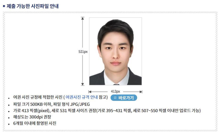 여권 사진 규정