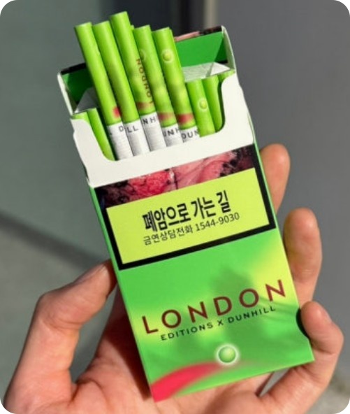 던힐 런던 슈퍼슬림(1.5mg) 맛 향 특징과 던힐 글로벌 에디션(뉴욕 파리) 비교 분석