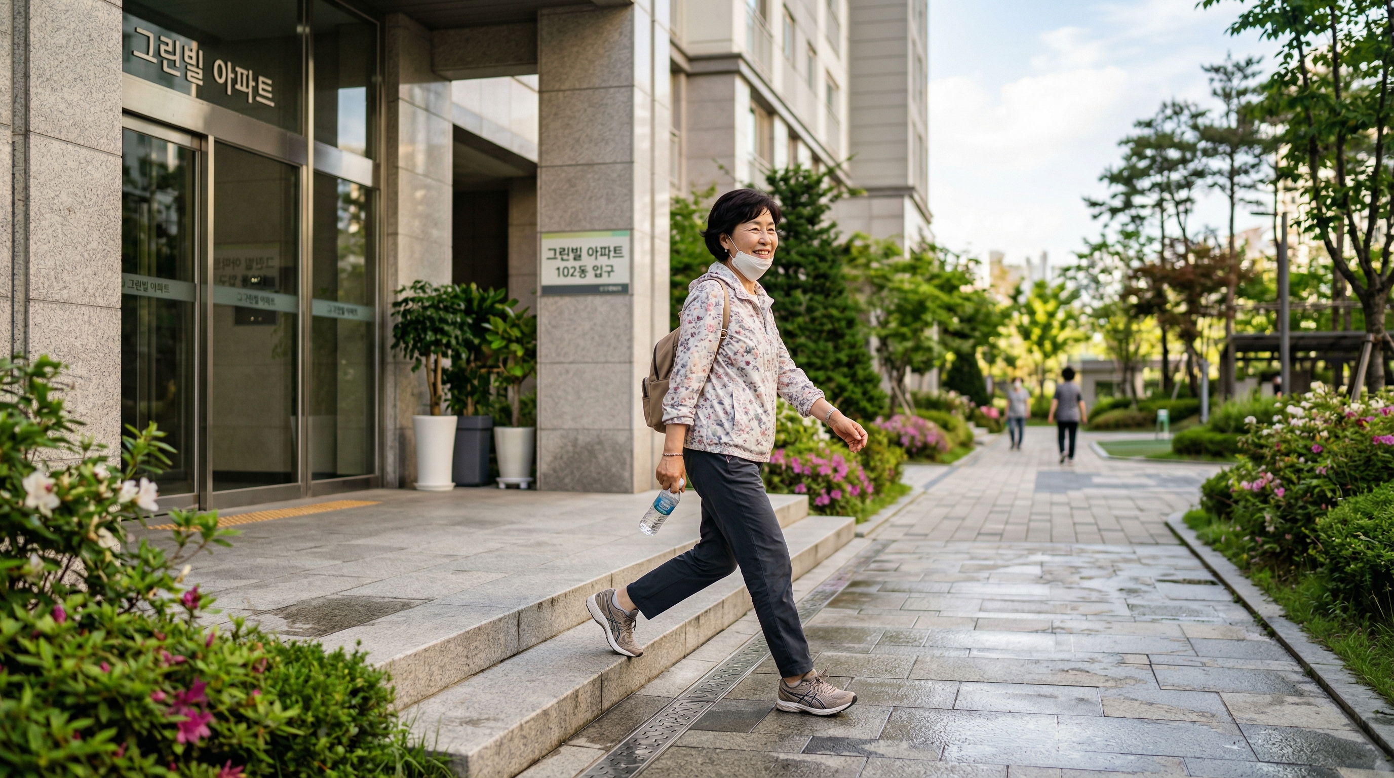 식후 걷기와 혈당 관리를 설명하는 건강 정보 이미지