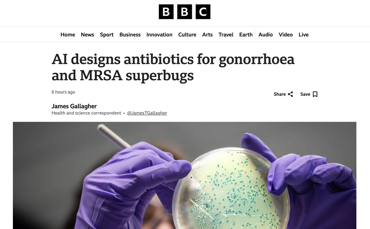 항생제 제2황금기 온다… 생성형 AI가 슈퍼버그 신약 2종 설계