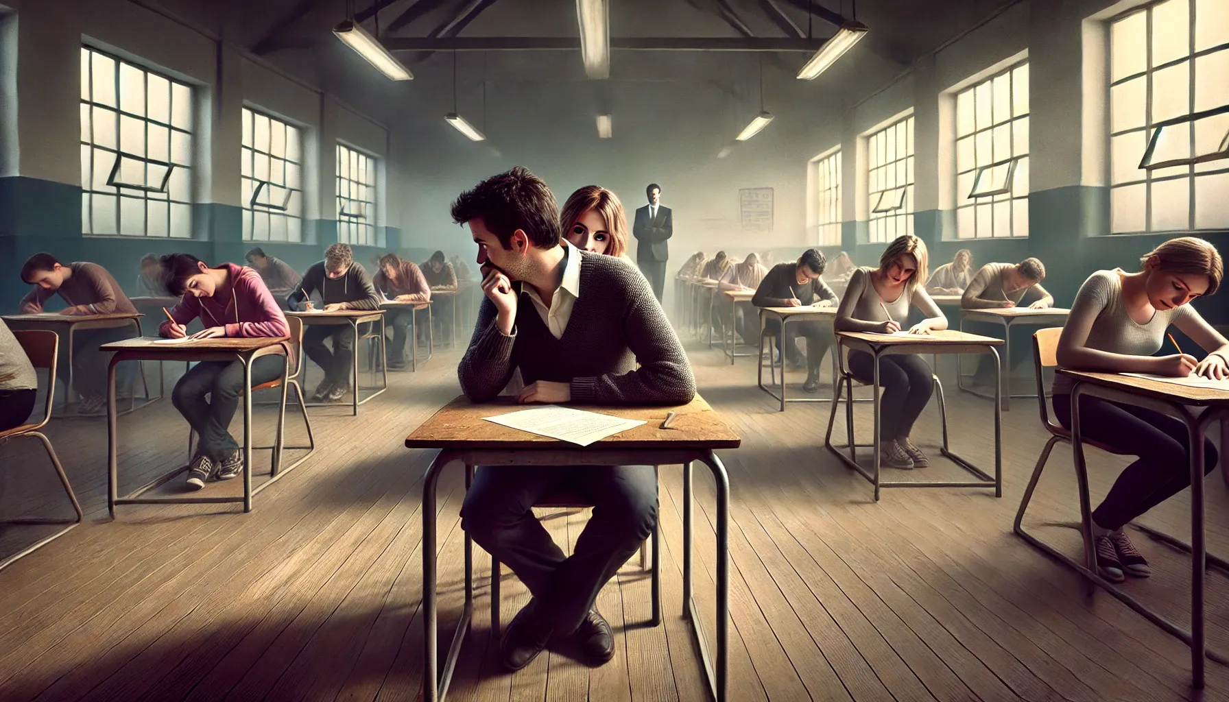 시험장에서 다른 사람의 시험지를 보는 꿈