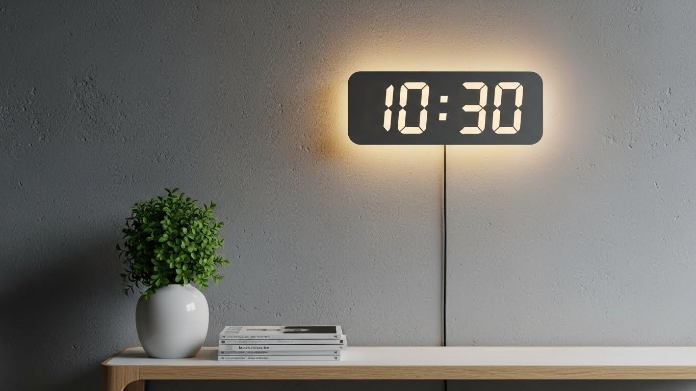 인테리어 led 벽시계