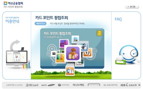 카드포인트 통합조회