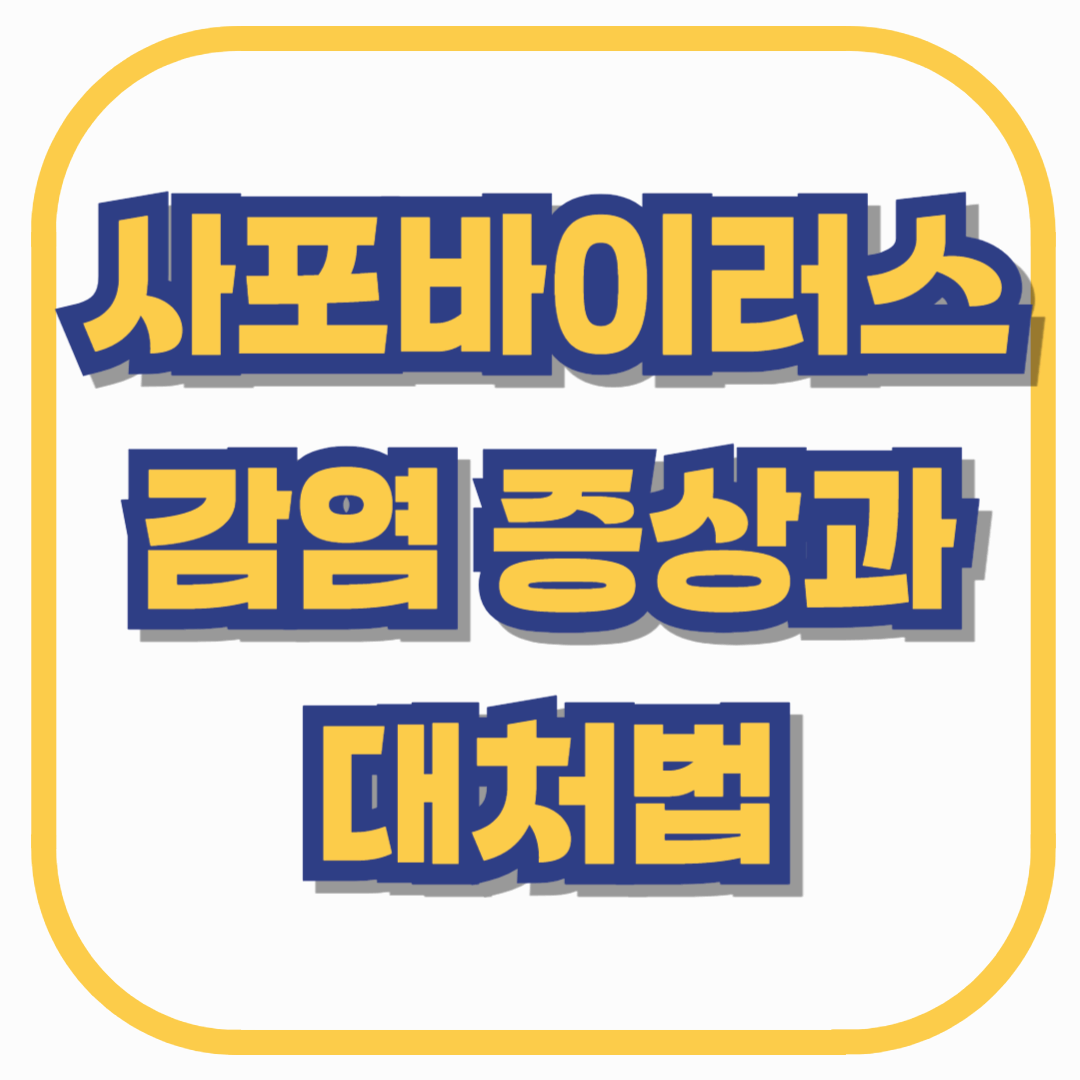 중장년에게 치명적인 장 바이러스? 사포바이러스 감염 증상과 대처법 총정리