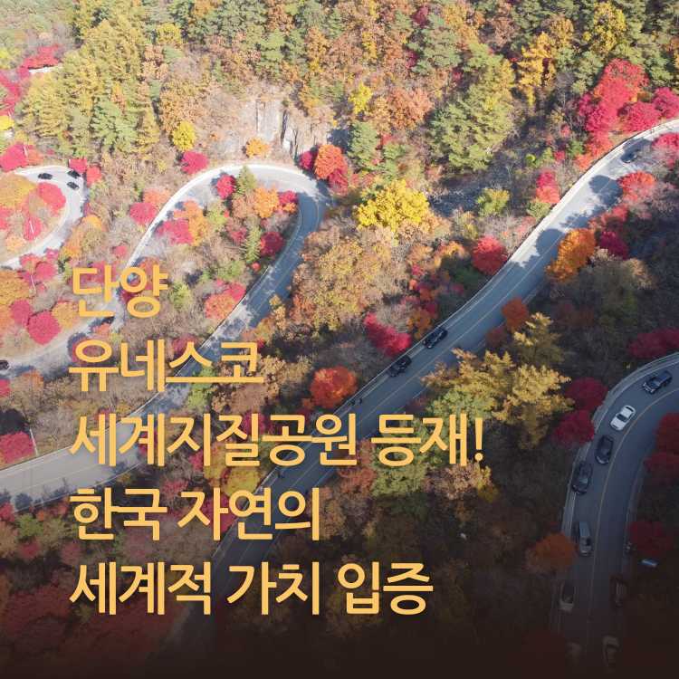 <img src="단양-유네스코-세계지질공원-등재.jpg" alt="단풍으로-물든-단양">