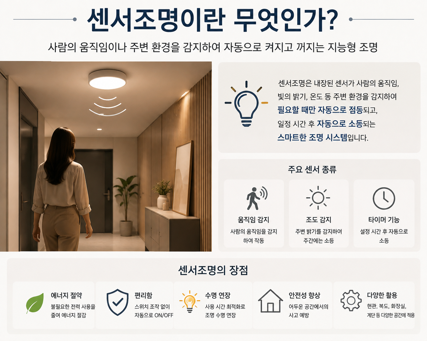 센서조명이란 무엇인가