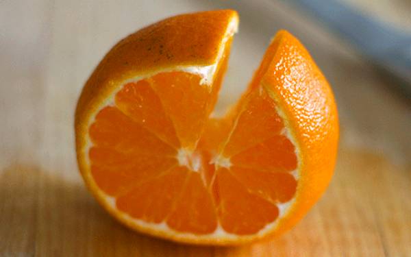 오렌지 쉽게 까는법,오렌지껍질 활용
