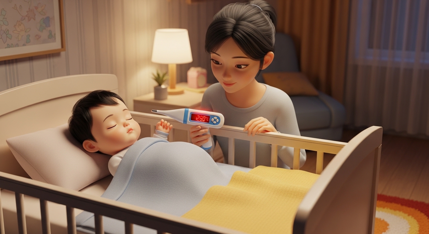 돌아기 정상 체온과 미열, 고열의 기준