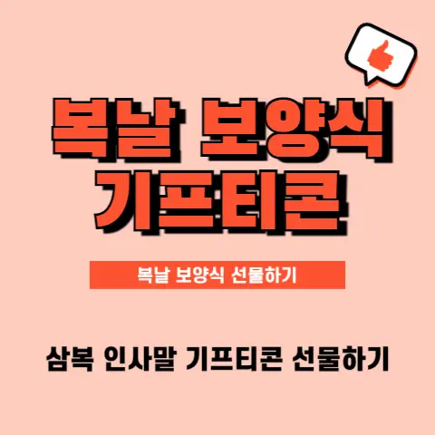 초복-중복-말복-복날-보양식-기프티콘-추천-삼복-인사말-선물하는-방법