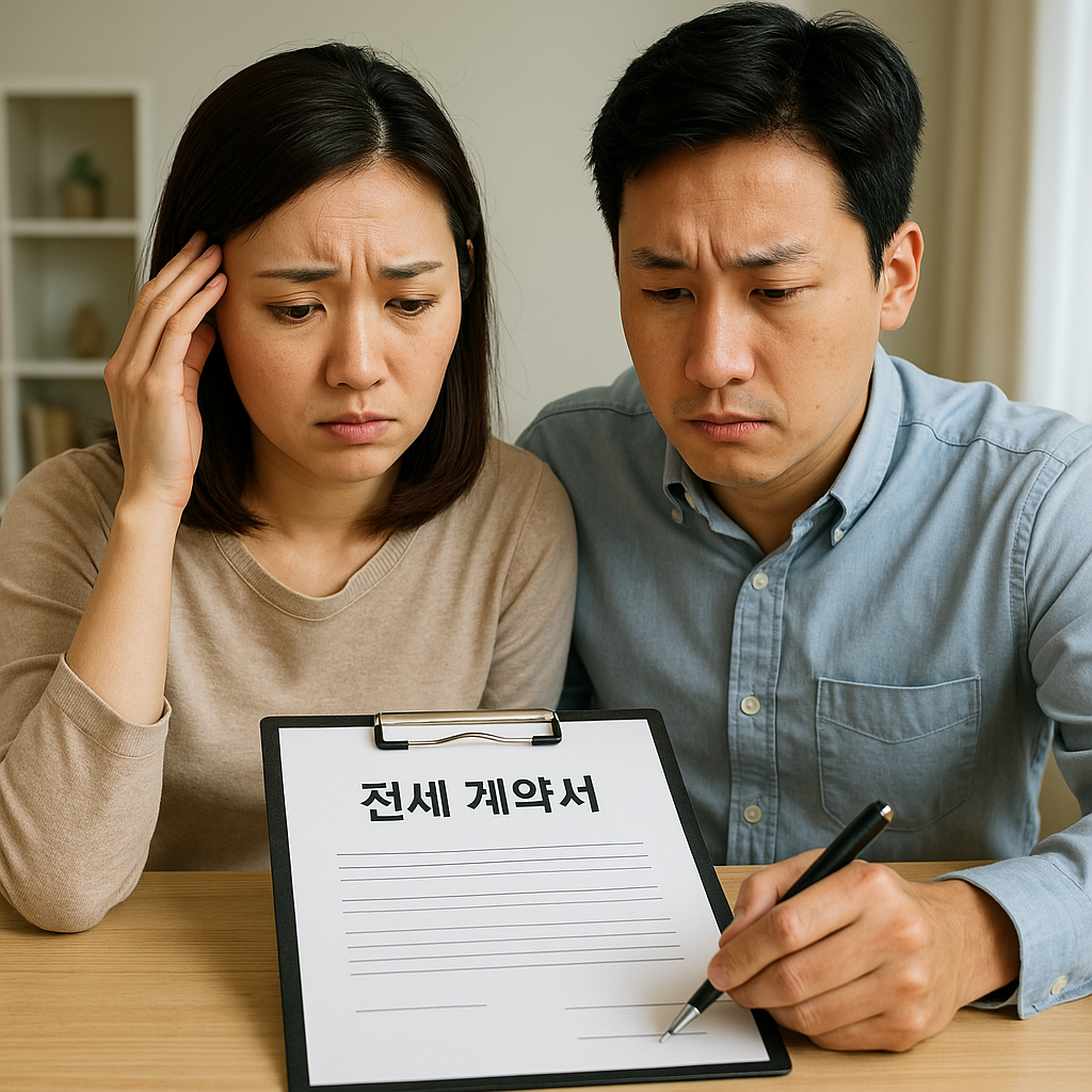 전세계약 파기 고민중인 세입자