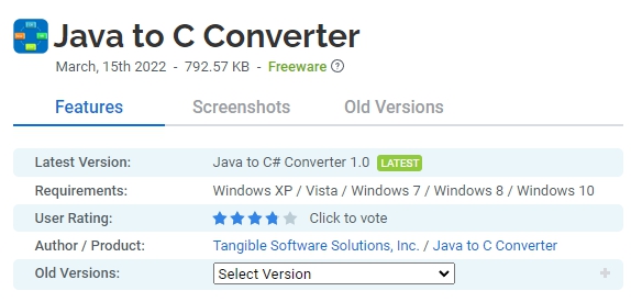 Java-to-C-Converter