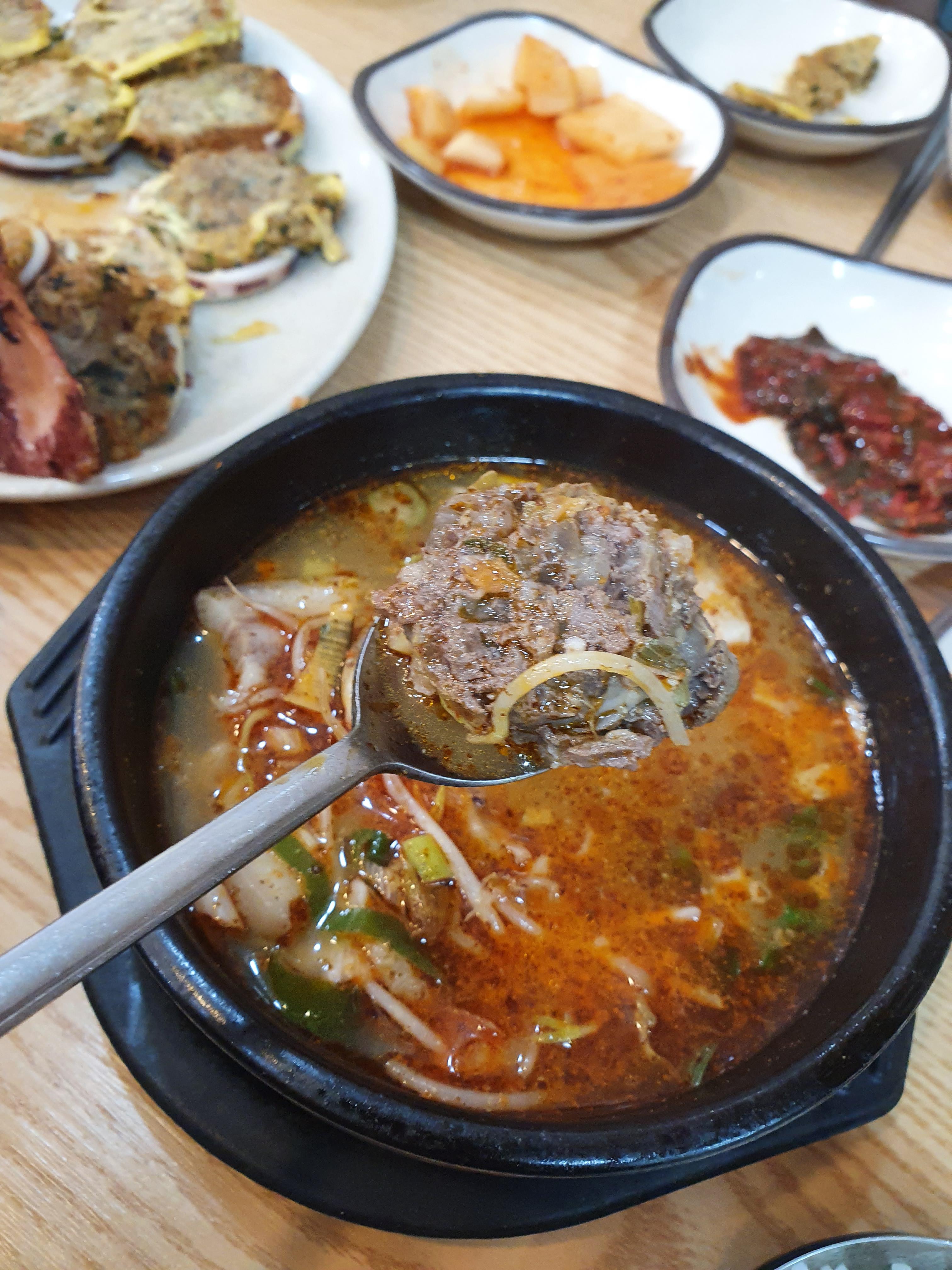 속초 유진이네 얼큰순대국의 아바이순대