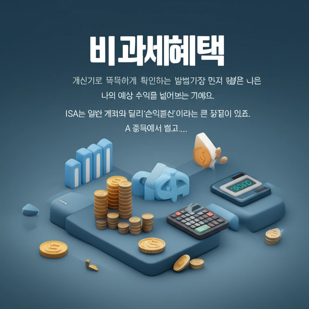 ISA 계좌 비과세 한도 초과분 분리..