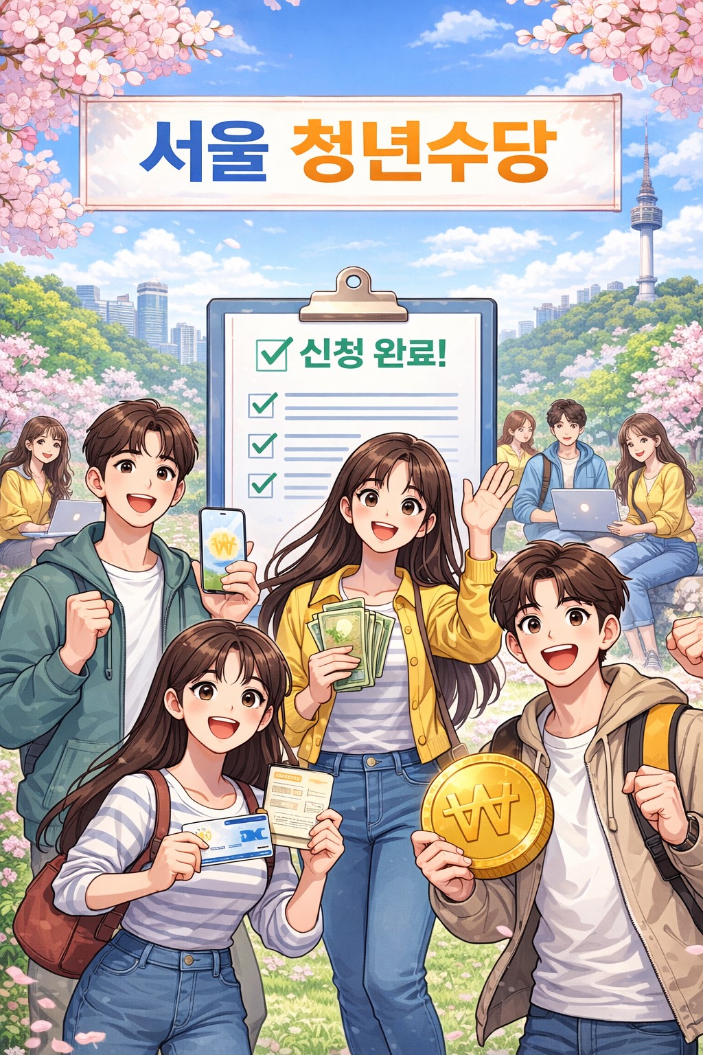 청년수당 신청완료 이미지