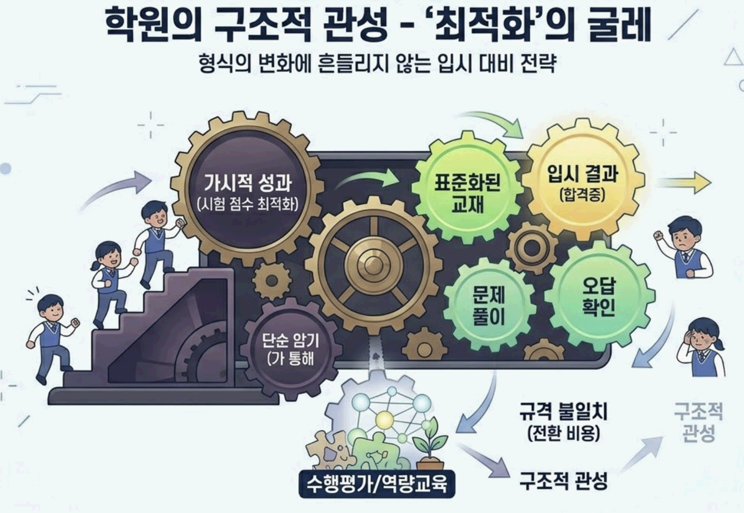 학원이 바뀌지 않는 세 가지 구조적 이유