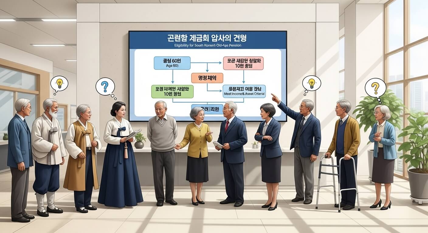 노령연금 수급자격 재산기준