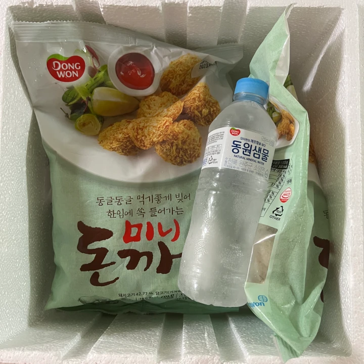 미니 돈까스 배송상태