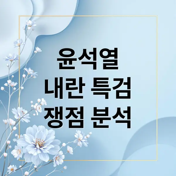 윤석열 내란 특검, 핵심 쟁점과 전망