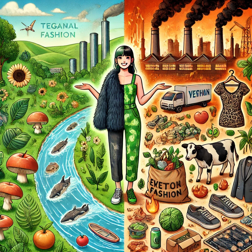 비건 패션과 전통 패션