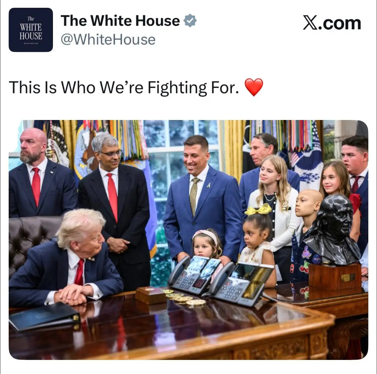 백악관 엑스 트윗