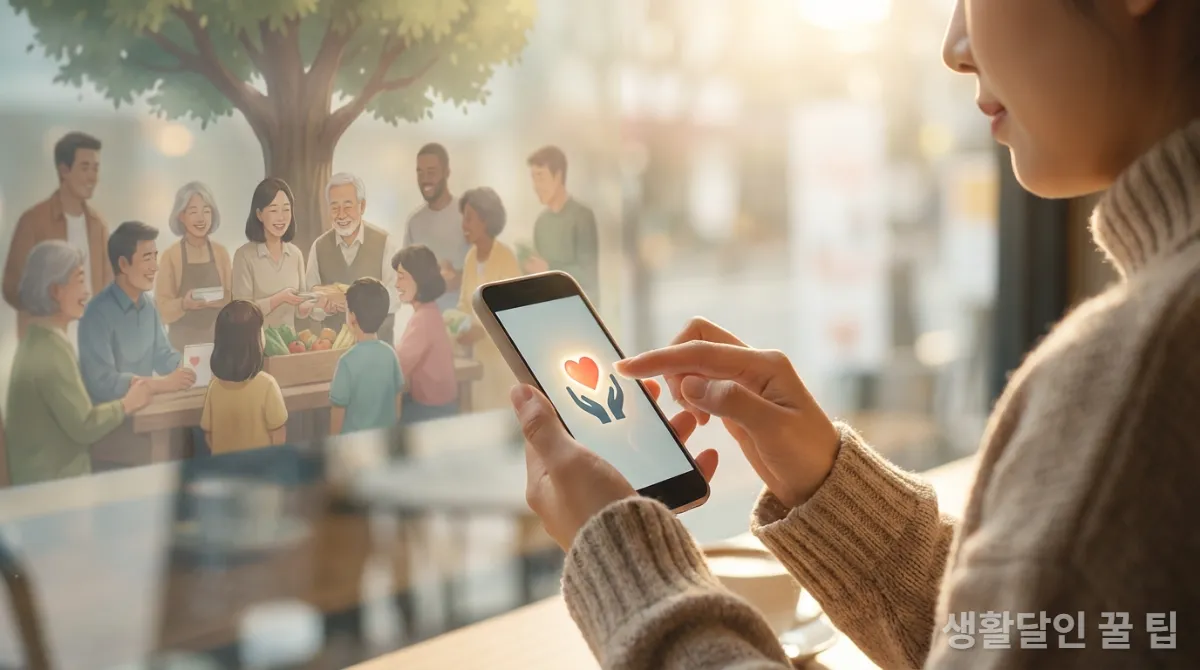 카드 포인트로 기부하며 나눔을 실천하는 한국인