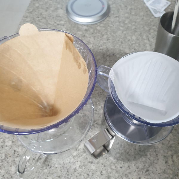 준 사이먼 듀얼 챔버 커피 레시피 드리퍼 2개로 따라하기