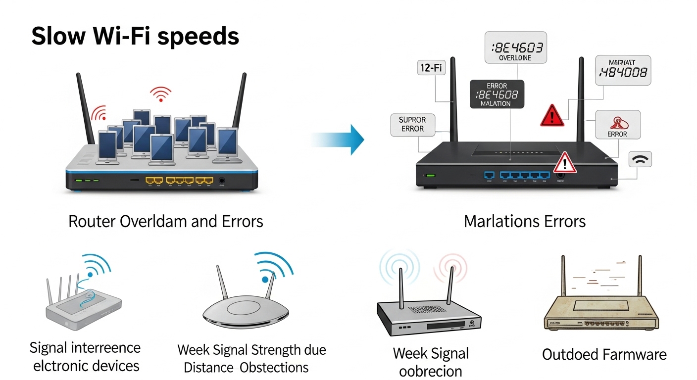 공유기 과부하/오류