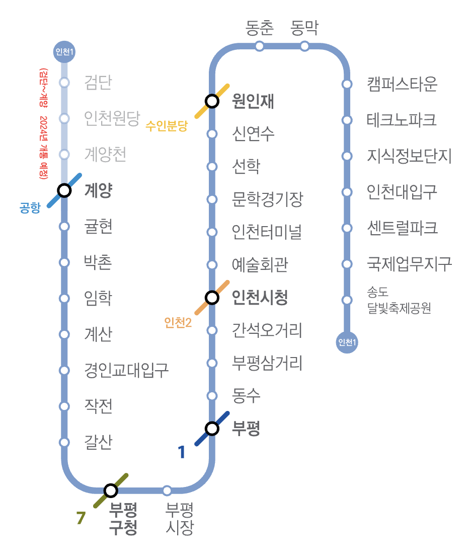 검단연장선 노선도 다운로드 크게보기 (+ 6월 27일)