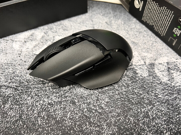 레이저 좌측면 버튼