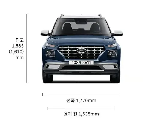 현대-베뉴-제원-가격-연비-모의견적