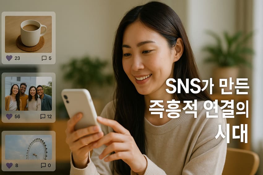 SNS가 만든 즉흥적 연결의 시대