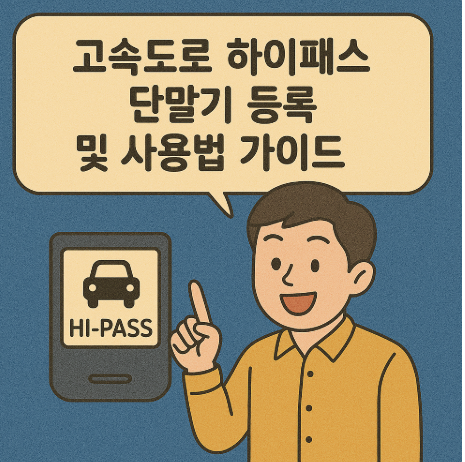 고속도로 하이패스 등록방법