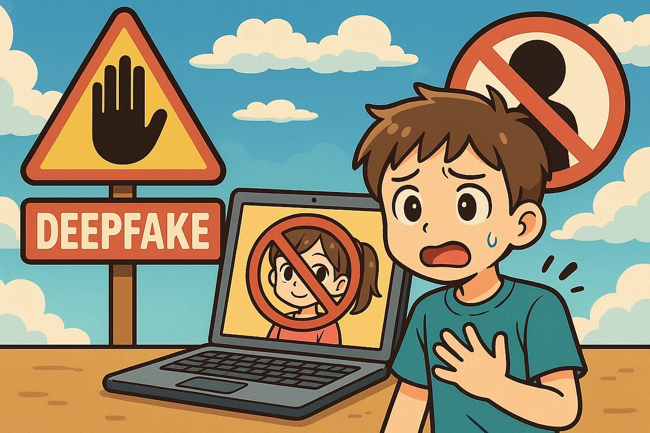 딥페이크 규정 관련 사진