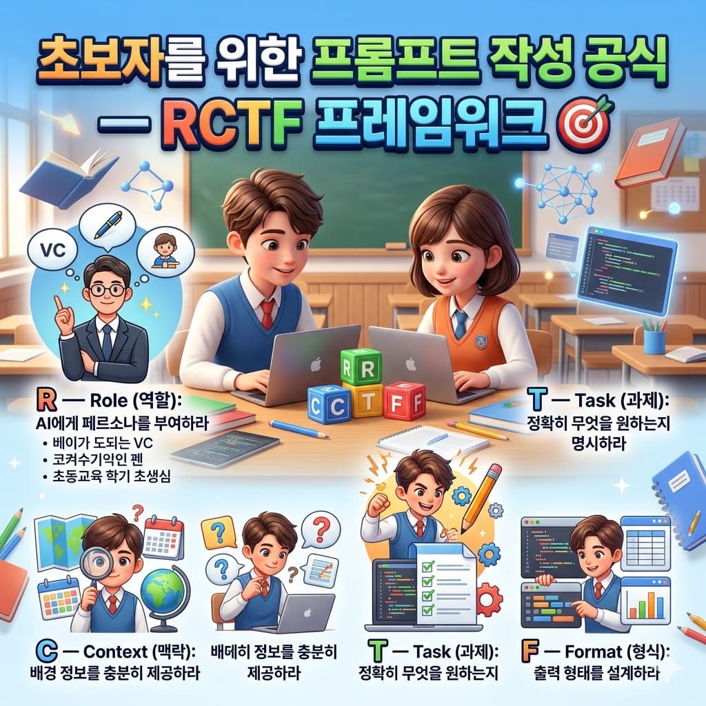 초보자를 위한 프롬프트 작성 공식 &mdash; RCTF 프레임워크