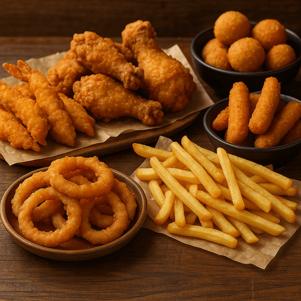 맛있는 튀김 음식들