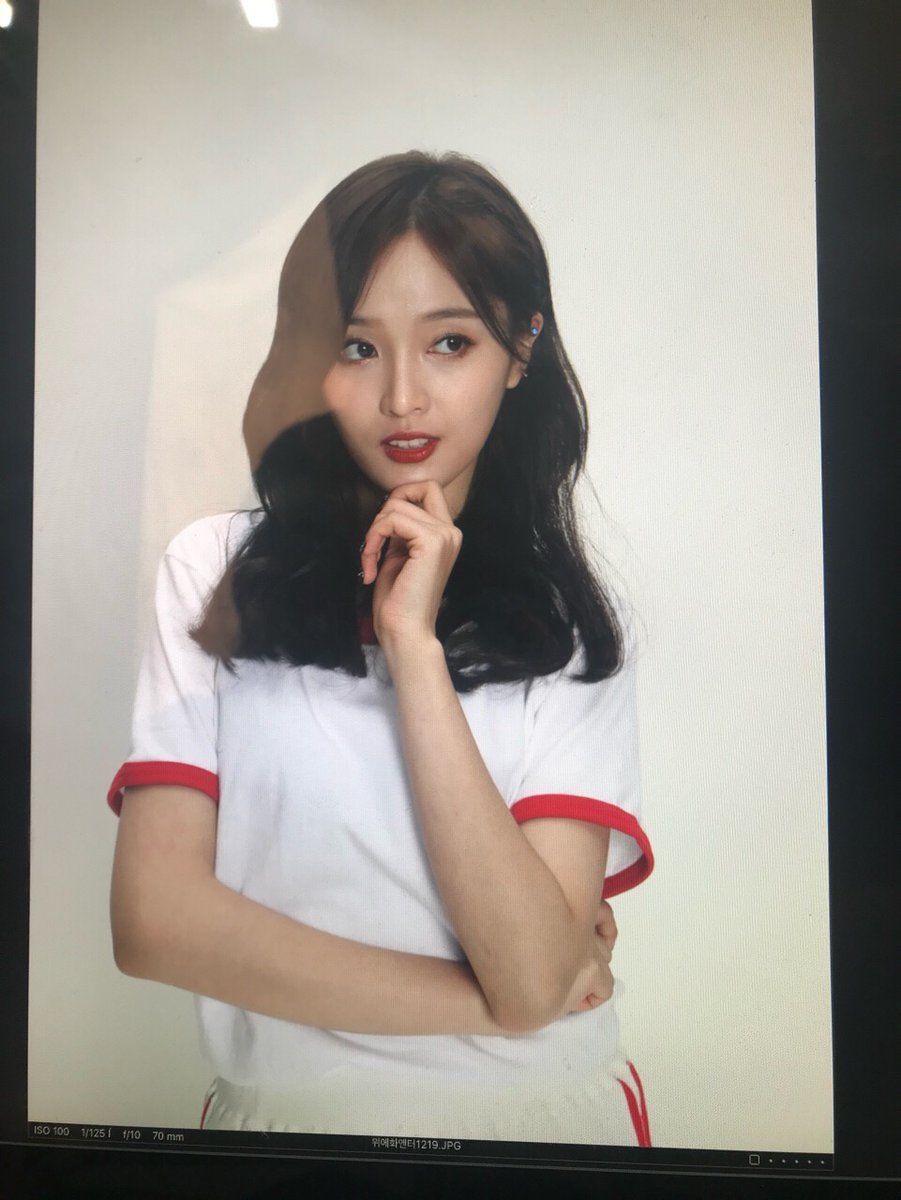 우주소녀 선의 인스타그램 사진 몸매