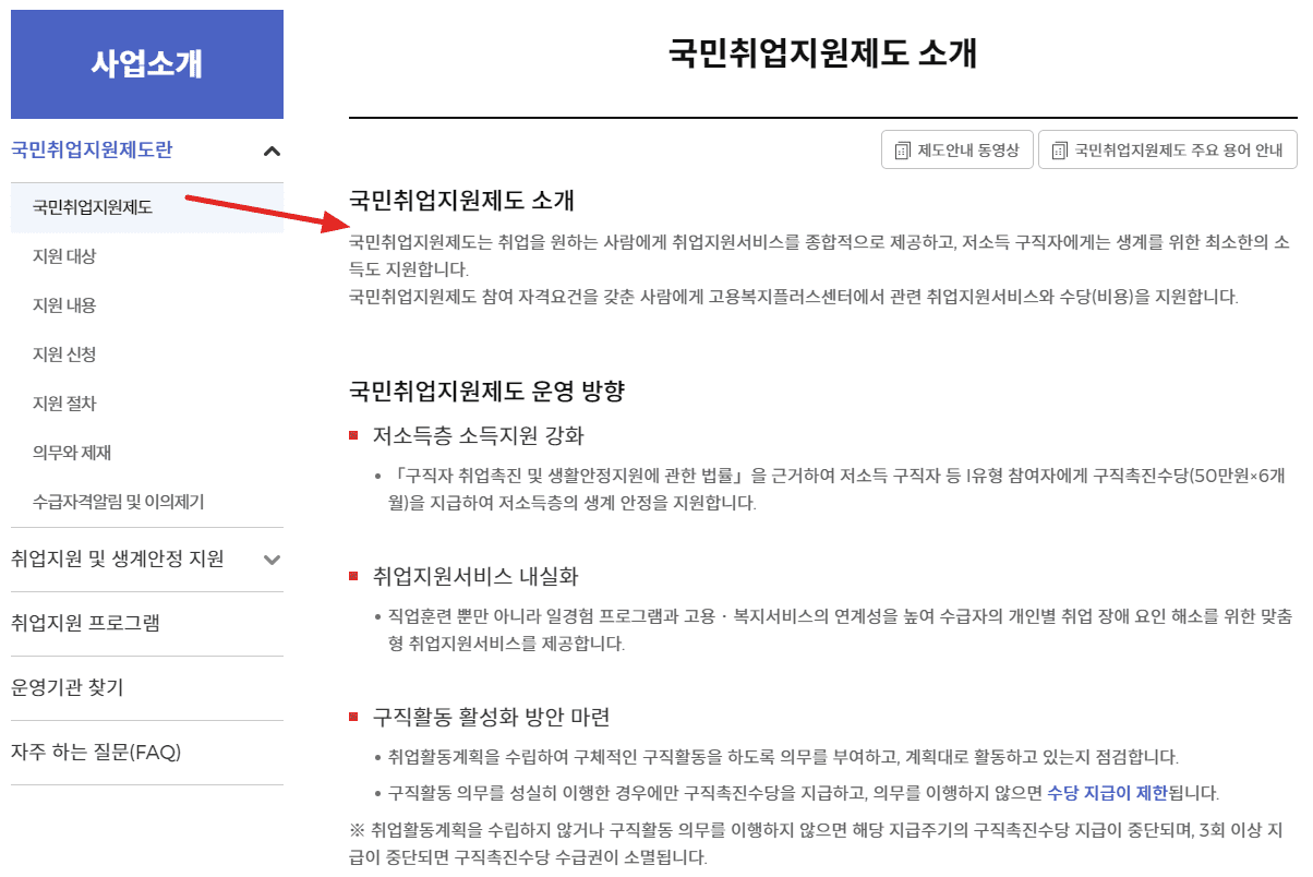 국민취업지원제도란