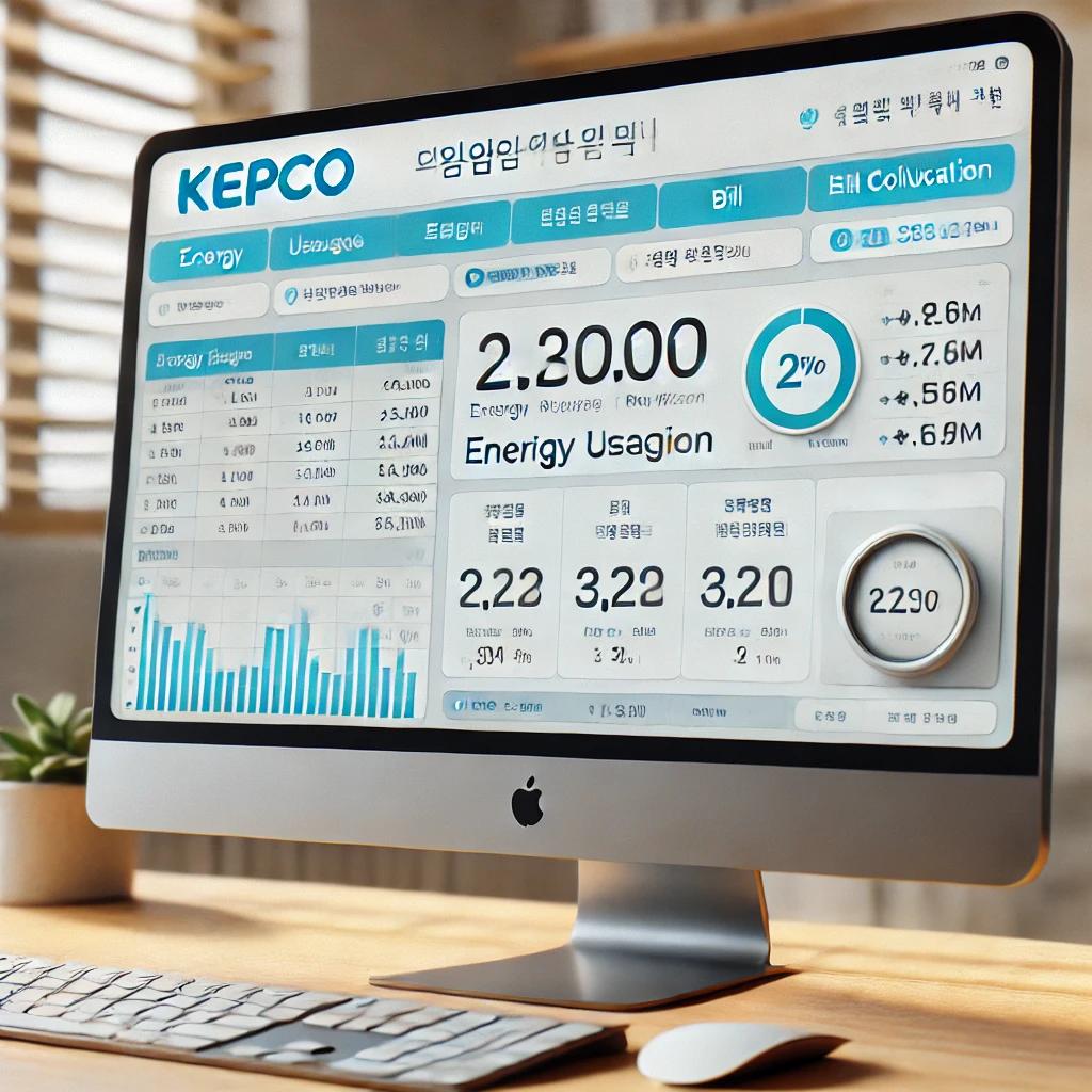 한전 사이버지점 전기요금 계산