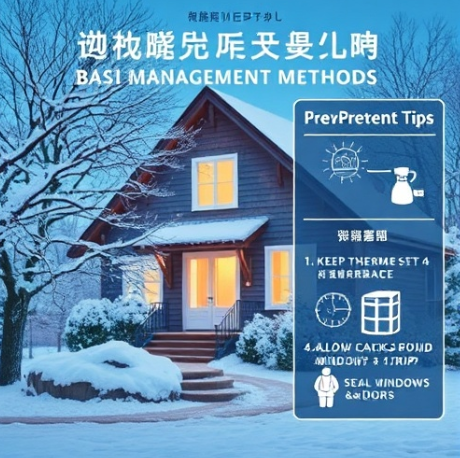 수도동파 예방을 위한 기본 관리법